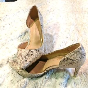 Women's Snakeskin Heels 7.5